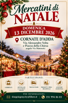 13 DICEMBRE 2026 - CORNATE D'ADDA - A.I.R. Eventi e Comunicazione